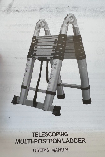 Telescoping Multi-Position Ladder, Appears New, Sold as is - Lot 12