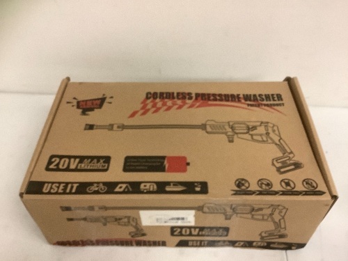 Cordless Pressure Washer, E-Commerce Return, Sold as is - Lot 13R