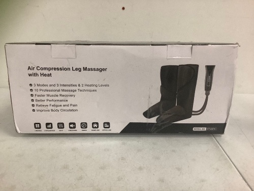 Air Compression Leg Massager, Works, E-Commerce Return, Sold as is - Lot 63R