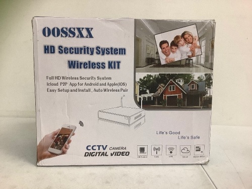 HS Security System Wireless Kit, Appears New, Sold as is - Lot 83R