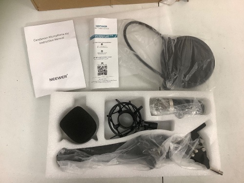 Condenser Microphone Kit, Appears New, Sold as is - Lot 90R