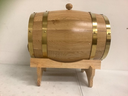Small Beverage Dispenser Barrel, E-Commerce Return, Sold as is - Lot 95