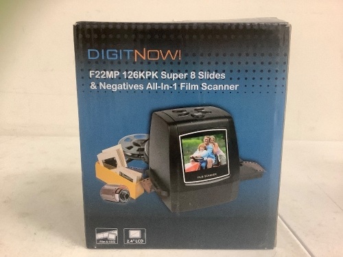 DigitNow! Slides and Negatives Scanner, Powers Up, E-Commerce Return, Sold as is - Lot 141
