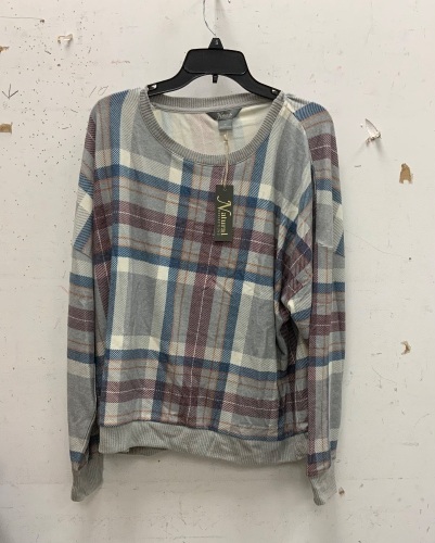Natural Reflections Womens Sweater, 1X, E-Comm Return - Lot 216