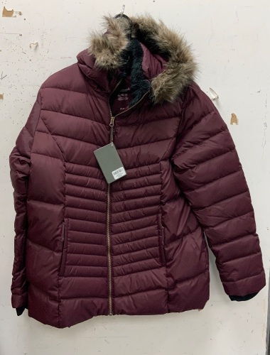 Natural Reflections Womens Puffy Coat, XL, E-Comm Return - Lot 255