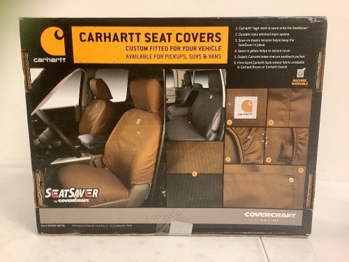 Carhartt Seat Covers, E-Commerce Return, Sold as is - Lot 385