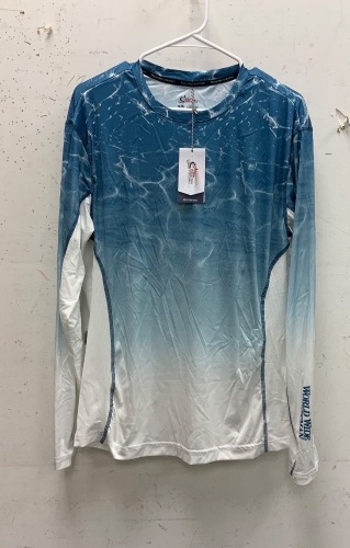 Mens Fishing Shirt, Medium, E-Comm Return - Lot 419R