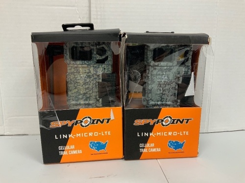 Lot of (2) Spy Point Trail Cams, E-Comm Return - Lot 431R