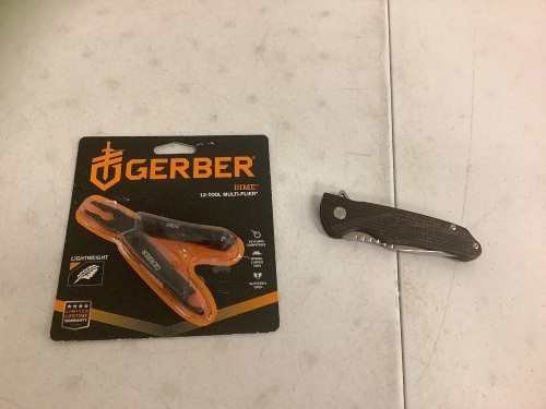 Buck Folding Knife and Gerber Multi Tool, E-Commerce Return, Sold as is - Lot 435