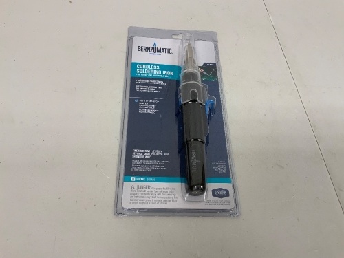 Bernzomatic Cordless Soldering Iron, E-Commerce Return, Sold as is - Lot 442