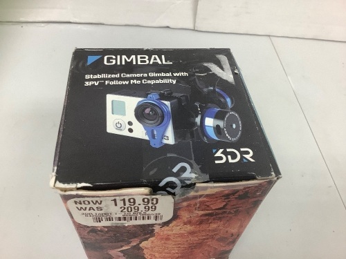 3DR Gimbal Go Pro Hero 3 Stabilizer, Possible Missing Pieces, E-Comm Return, Sold as is - Lot 449
