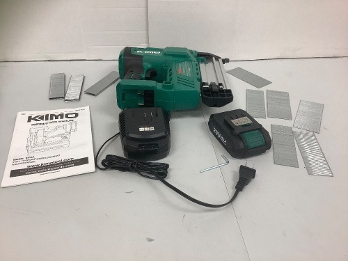 Kimo Cordless Brad Nailer, Powers Up, E-Commerce Return, Sold as is - Lot 450