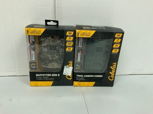 Lot of (2) Assorted Trail Cams, E-Comm Return - Lot 451R