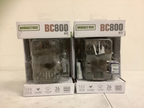 Lot of (2) Moultrie Trail Cameras, E-Commerce Return, Sold as is - Lot 486R
