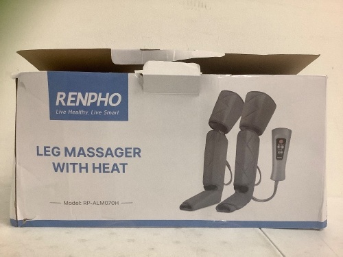 Leg Massager w/ Heat, E-Commerce Return, Sold as is - Lot 574