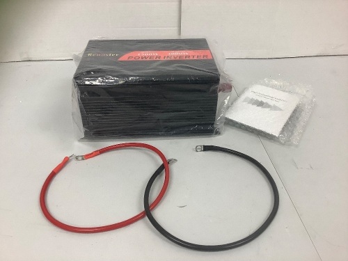 Renoster 12V DC to 120V AC Power Inverter, E-Commerce Return, Sold as is - Lot 590