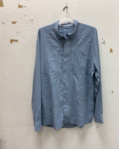 Under Armour Mens Button Down, XL, E-Comm Return - Lot 771R