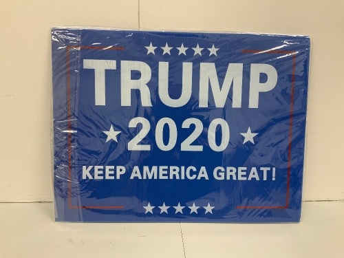 Lot of (25) Trump Yard Signs, Signs Only No Frames, Appears New - Lot 810R