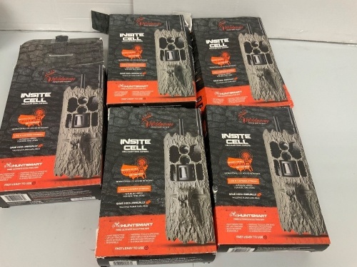Lot of (5) Wild Game Trail Cams, E-Comm Return - Lot 841R