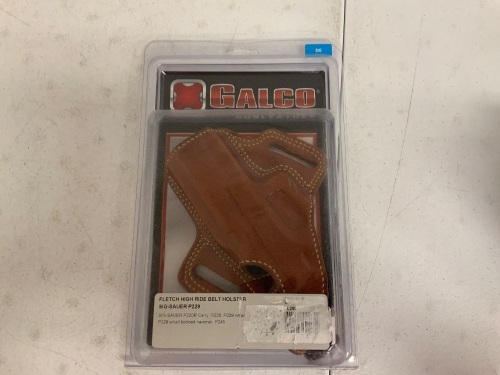 Galco Fletch High Ride Belt Holster, E-Commerce Return, Sold as is  - Lot 854