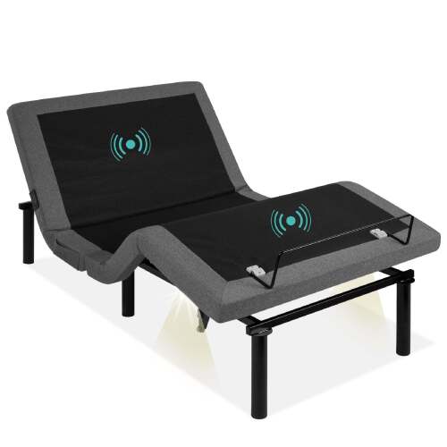 Adjustable Bed Base with Massage, Remote, USB Ports - Lot 738