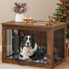 Dog Crate Furniture for Large Dogs, Side End Table - Thumbnail 1
