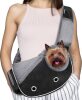PetAmi Airline Approved Sling Dog & Cat Carrier, Black, Medium - Thumbnail 1