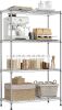 IZEUK 4-Tier Heavy Duty Steel Storage Shelves, Metal Shelf Wire Shelving Rack for Pantry, Kitchen, Home, or Office Organization - Thumbnail 1