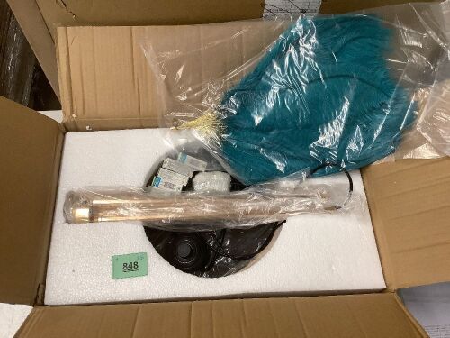 Feather Table Lamp Bedside Lamp Night - Lot 848