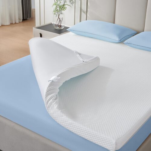 Vipfree 3 Inch Gel Memory Foam Mattress Topper - Lot 869