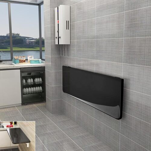 Folding Wall Table Wall Mounted Folding Table Wall Folding Table Drop Down Wall Mounted Table Suitable for Office Study Bedroom Kitchen Dining Room Laundry And Other Places - Lot 896