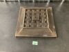 26lb Steel Square Patio Umbrella Base Stand, Basketweave Pattern - Thumbnail 2