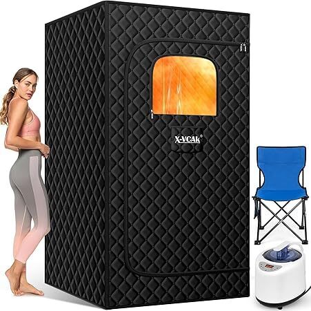Upgraded Sauna Box for Relaxation, Detoxification, Portable - Lot 1105