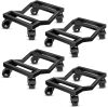KEDSUM Car Dolly Set of 4, 6000 LBS Wheel Dolly, Heavy Duty Vehicle Dollies, Double V-Shaped Design Used for Moving Cars, Trailers, SUV, Motorcycles and Boats - Thumbnail 1