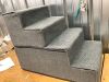 EHEYCIGA Dog Stairs for Bed 18" H, 4-Step Dog Steps for High Bed, Pet Steps for Small Dogs and Cats, Non-Slip Balanced Pet Ramp Indoor - Thumbnail 2