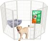 FXW Homeplus Indoor Dog Playpen, White, 45-in, 8-panel - Thumbnail 1