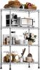 1000 lbs Storage Shelving Steel Heavy Duty 4-Tier Utility Shelving Unit Steel Organizer Wire Rack for Home,Kitchen,Office - Thumbnail 1