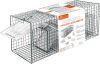 Animal Trap, 2-Pack, 32''x10''x12'' & 24''x7''x7'' - Humane Catch & Release Cage Best for Raccoons, Opossums, Groundhogs, Skunks, Feral Cats - Heavy Duty Steel, 1-Door, Green Color - Thumbnail 1