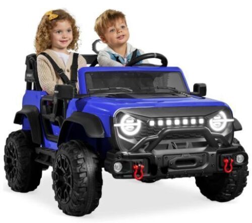 24V 2-Seater Electric Ride-On Car Truck w/ Parent Control, Bluetooth - Lot 31