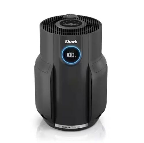 Shark NeverChange 650 sq.ft HEPA Filter Outlet Plug Air Purifier and Cleaner in Grey w/ Timer - Lot 131JF