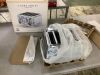 Laura Ashley 1500-Watt 4-Slice Toaster in China Rose - Thumbnail 2