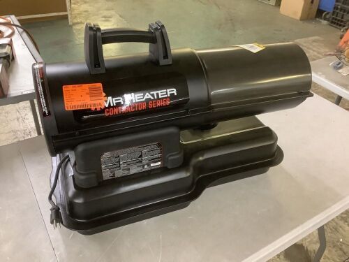 Mr. Heater Contractor Series 80,000 BTU Black Forced Air Kerosene/Diesel Outdoor Space Heater with Thermostat - Lot 139JF