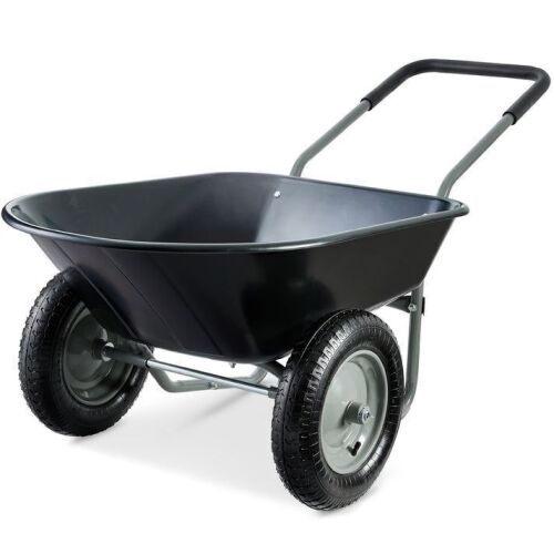 Dual-Wheel Wheelbarrow Garden Cart - Lot 260