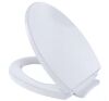 TOTO Elongated SoftClose Toilet Seat in Cotton White - Thumbnail 1