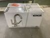 KOHLER Capilano Monoblock 4 in. Centerset 2-Handle Bathroom Faucet in Vibrant Brushed Nickel - Thumbnail 2