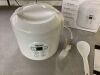 Aroma 8-Cup White Digital Rice Cooker with Control Panel - Thumbnail 3