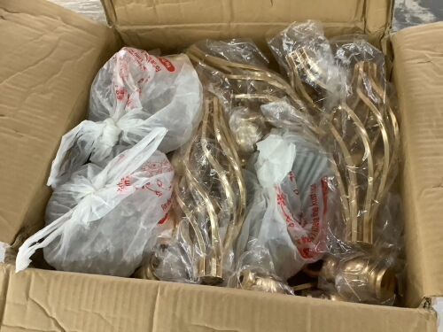 Gold Crystal Centerpieces, 16 pc - Lot 365