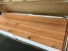 Kids Cedar Sandbox w/ Sand Screen, 2 Benches - 47x47in - Thumbnail 2