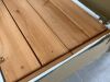 Kids Cedar Sandbox w/ Sand Screen, 2 Benches - 47x47in - Thumbnail 4