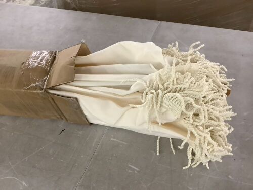 7.5' Beach Umbrella with Tassels - Lot 559